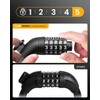 KEYSTP 5-Digit Bike Lock Cable, Heavy Duty Resettable Combination Bicycle