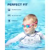 ZIONOR Kids Swim Goggles, G1MINI Polarized Swimming Goggles Comfort for