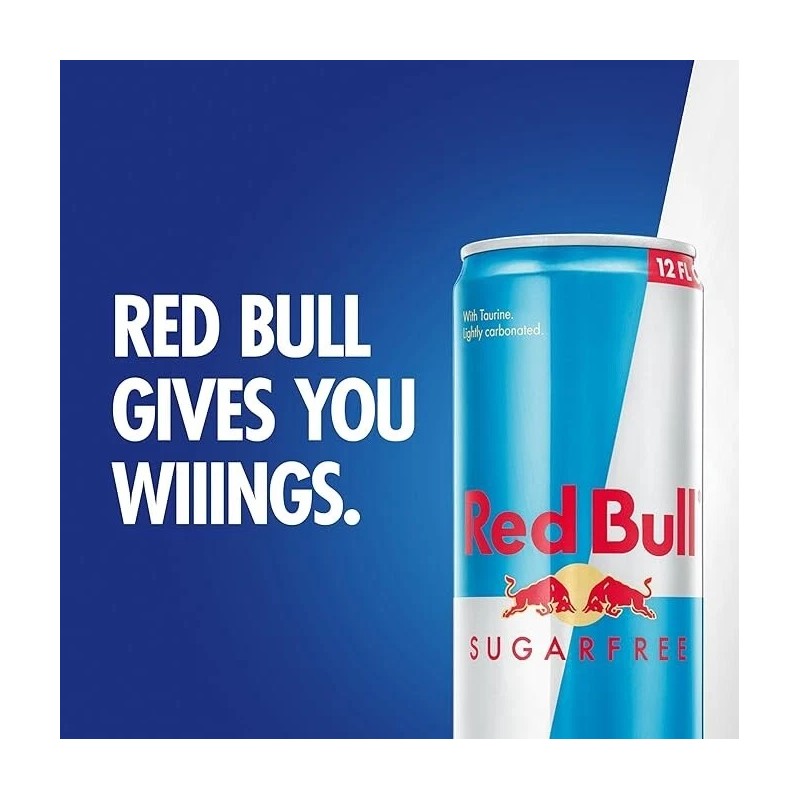 Red Bull Sugar Free Energy Drink with 114mg Caffeine plus