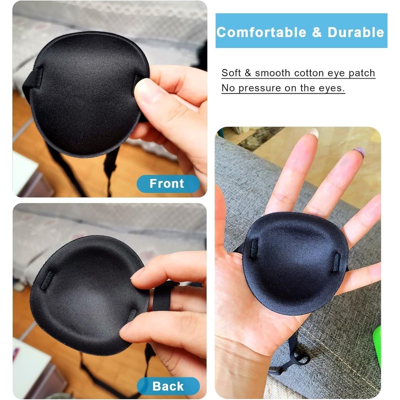 THSIREE 5PCS Eye Patch, Adjustable Eye Patches, Medical Eye Patch,