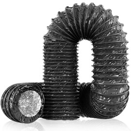 Okryain Duct Hose, Exhaust Hose, Aluminum, Flexible Duct, PVC 4-Layer Construction, Bellows Exhaust Duct, Aluminum Hose for Ventilation, Telescopic Ventilation Pipe, Blower Duct, Heat Resistant,