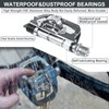 BUCKLOS SPD Pedals PD-M680 Mountain Bike Clip in SPD Flat