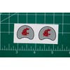 Washington State Cougars GRAY *DIECUT DECALS ONLY* Football Gumball Helmets