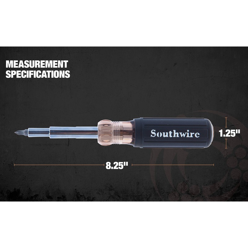 Southwire - 58285640 Screwdriver, 9-N-1 Multi Tool