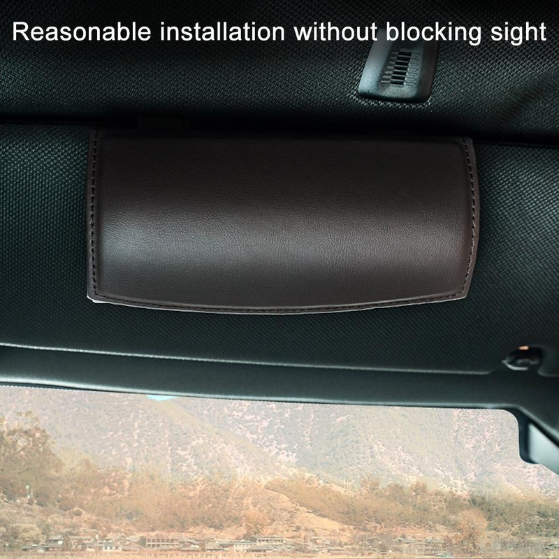 Sunglasses Holder for Car Sun Visor Auto Eyeglasses Organizer Box