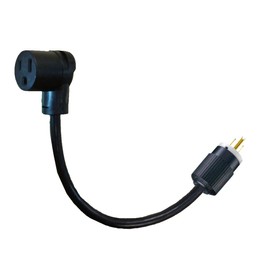 GETWIREDUSA PIGTAIL ADAPTER 220V TO 110V FOR TIG200, AND TIG200ACDCP WELDERS 5-15P TO 6-50R