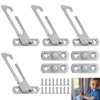 Musiook 4 PCS Window Safety Restrictors, Window Restrictors for UPVC,