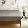 Wake In Cloud - 100% Bamboo Fitted Sheet, 1 Piece,