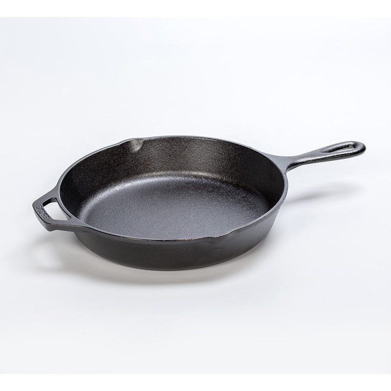 Lodge Lehman's Exclusive Logo Pre Seasoned Cast Iron Cooking Skillet