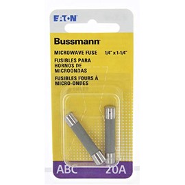 Bussman BP/ABC-20 20 Amp 250 Volt Microwave Oven Fuse 2 Count