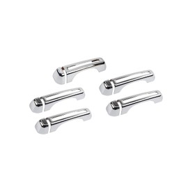 JOSHELA for Jeep JL Tailgate Door Handle Cover Trim Fit for Jeep Wrangler JL JLU 2018 up 4DR Chrome Exterior Accessories 5pcs