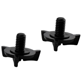 zuylikxy 8PCS Motorcycle Helmet Screws with Rubber Washers - Black and Silver Helmet Visor Screws and Accessories