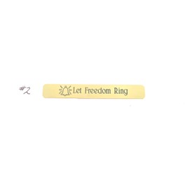 Longaberger Basket Tag #2 - Let Freedom Ring