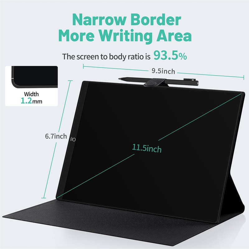 LCD Writing Tablet for Adults: 11.5 Inch with Leather Case