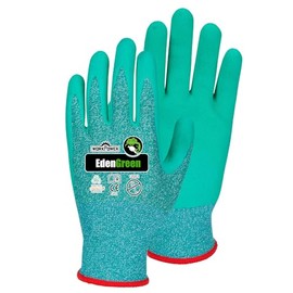 Scheibler Workwear - Eden Green Gardening Gloves - Gardening Gloves - Highly Elastic & Grip Work Gloves - Available in Sizes 9 (Mottled Green/Mint)