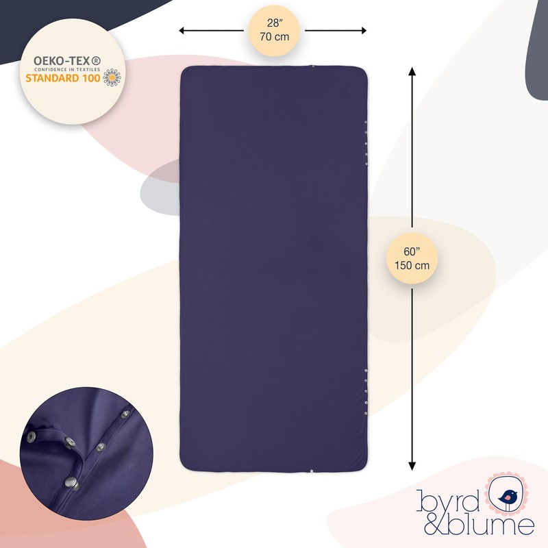 Byrd & Blume Maternity Nursing Cover Breathable Lightweight Breastfeeding Cover