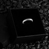 TJC 9ct White Gold Stackable Band Ring for Women Size