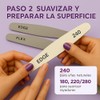 Set Profesional de 6 Limas para Uas Naturales o Acrlicas,