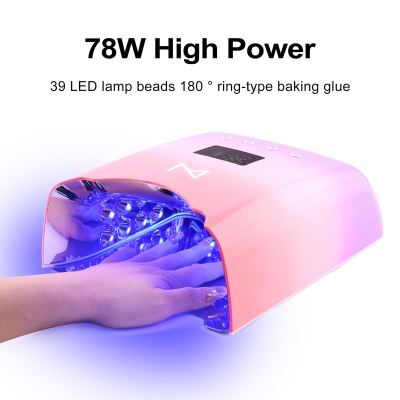 M - NEO Cordless & Rechargeable Nail Curing Lamp 78W