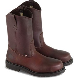 Thorogood 804-3231 Men's Oil Rigger 11" Wellington Safety Toe Boot, Black Walnut - 6.5 2E US