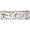 Unique Party 58253 - Rainbow Polka Dot Plastic Tablecloth, 7ft x 4.5ft