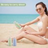 Squeeze Bottles 2 Pack 200 ML Refillable Plastic Travel Containers