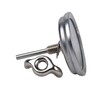 2 pcs BBQ Grill Temperature Gauge, Charcoal Pit Grill Smoker