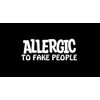 Allergic to Fake People Funny NOK Decal Vinyl Sticker |Cars