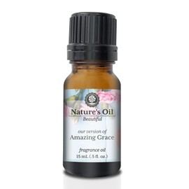 Amazing Grace Fragrance Oil for Perfume, Cologne, Diffusers, Soap Making, Candle Making, Lotion, Home Scents, Linen Spray, Bath Bombs, Slime (0.5 Fl Oz)