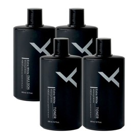 Vacci 바찌 옴므 엑스트라화이트 4종 단품 세트 (토너2+에멀전2) Bazzi Homme Extra White 4-Piece Set (2 Toners + 2 Emulsions)