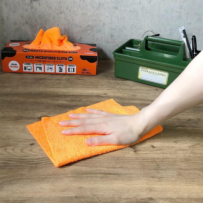 CREW'S MF-1500 Microfiber Cloth 308 Pack of 20