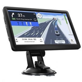 NEWFUN Navigation Devices for Car, GPS Truck Navigation Devices, Navigation Devices for Car 2025 Europe Maps, 9 Inch Navigation Device for Car, Free Map Update, with POI Speed Warning, Voice Guidance