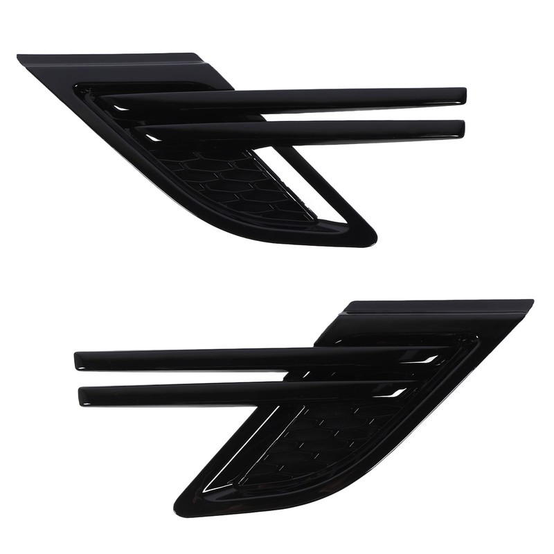 Car Side Vents Grille Trim LR062115 Gloss Black Air Vent