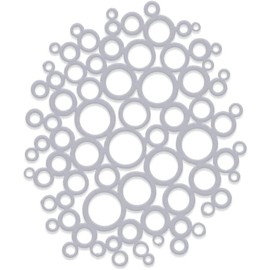 Circles Cutting Dies for Card Making，Cutting Dies Cut Stencils for DIY Scrapbooking Photo Album Decorative Embossing Paper Dies for Card Making Templated