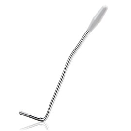 LIANHATA Tremolo Arm Screw Type Single Tremolo Arm Bar for Stratoelectric Guitars Stainless Steel Millimeter Bridge (Silver, 5mm)