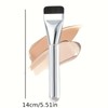 2Pcs Ultra Thin Foundation Brush, Flat Makeup Brush for Face