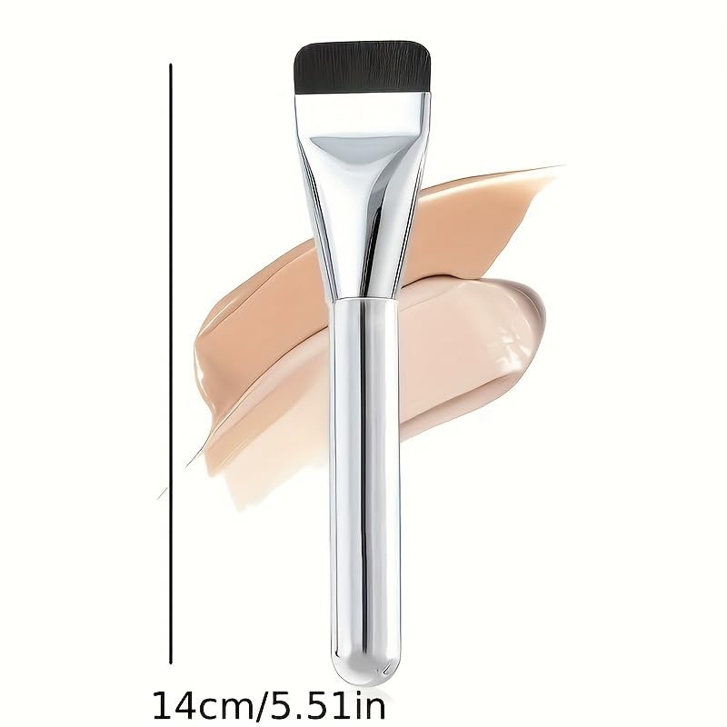 2Pcs Ultra Thin Foundation Brush, Flat Makeup Brush for Face