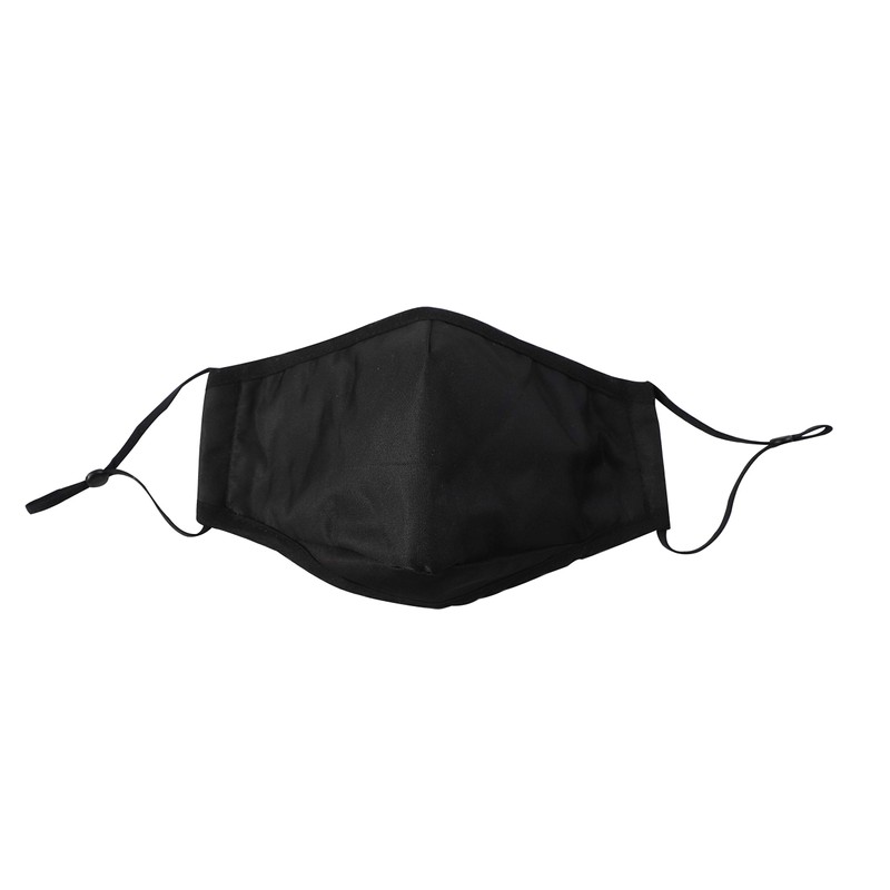 Komonee 4 Ply Winter Washable Reusable Black Face Mask Dustproof