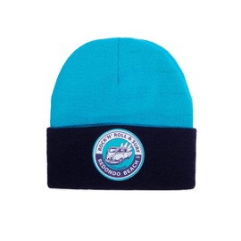 King Kerosin Redondo Beach Men's Knitted Hat Embroidery Patch Acrylic, navy, Unit size