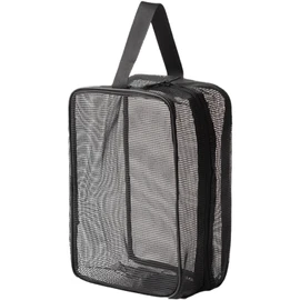 BRIIKPP Mesh Pool Bag, Large Capacity, 9.8 x 4.3 x 6.3 inches (25 x 11 x 16 cm), Lightweight, Breathable, Quick Drying, Ideal for Hot Springs, Beaches, Traveling, Bath Equipment Storage