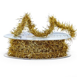 Gold Tinsel Wire 1/2" X 10 Yards