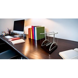 ANNPER Newton's Cradle Balance Balls – A Fun Desktop Decoration Kinetic Balls for Home and Office – Engaging Science Physics Learning Desk Toy, Perfect for Stress Relief & Educational Purposes