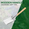 HARFINGTON Fireplace Ash Shovel 15" Stainless Steel Garden Shovel Dust