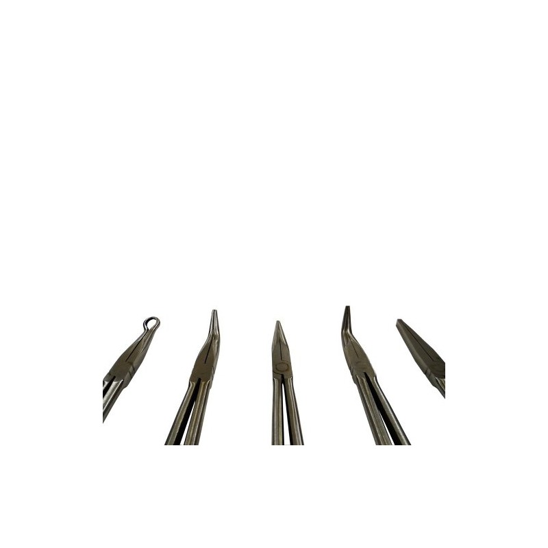 11” Long Needle Nose Pliers Set 5-Piece Plier Kit (Storage