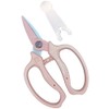 Chikamasa MFN-80P Ultra Rosso Flower Shears, Pink, Blade Cap Included,