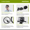 Mantona Lavalier Microphone for GoPro 3/3+/4 (Lavalier Condenser Microphone, 2.8m,