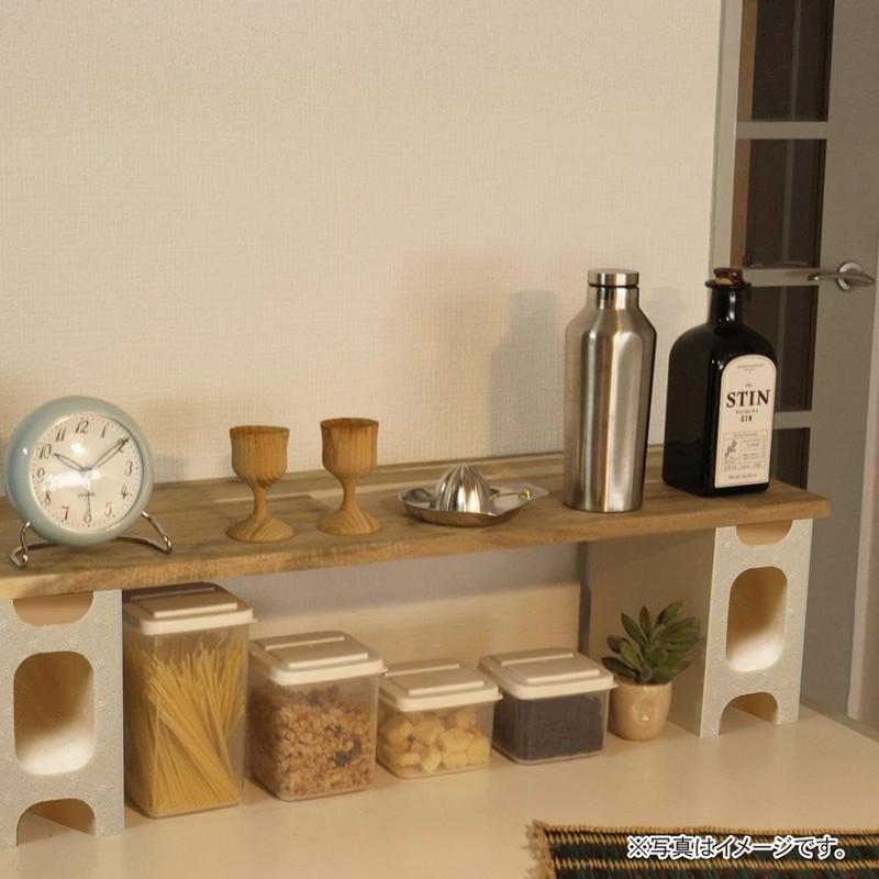 Ishiyama Styrofoam Block Large Vertical Split Lightweight Interior DIY Storage