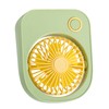 Small Desktop Fan Portable 115 Degreees Wind Direction Adjustment Cute