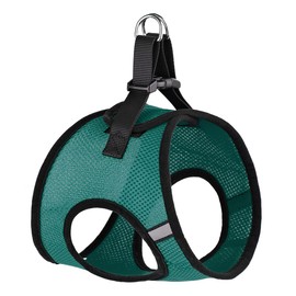 Dogline York Step-in Air Mesh Dog Harness No Choke Pet Vest Soft Gentle Padded Chest Halter for Puppies Small Medium and Large Dogs 10-11 Inches Girth Dark Teal