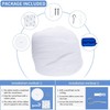 Sublaga Round Mosquito Net for Bed, Large White Bed Canopy